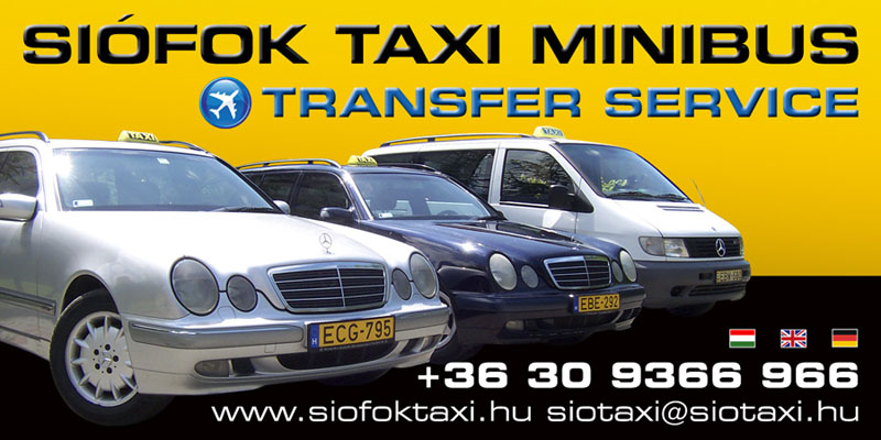 Sio Taxi Siofok - Taxi, Minibus Service at Lake Balaton